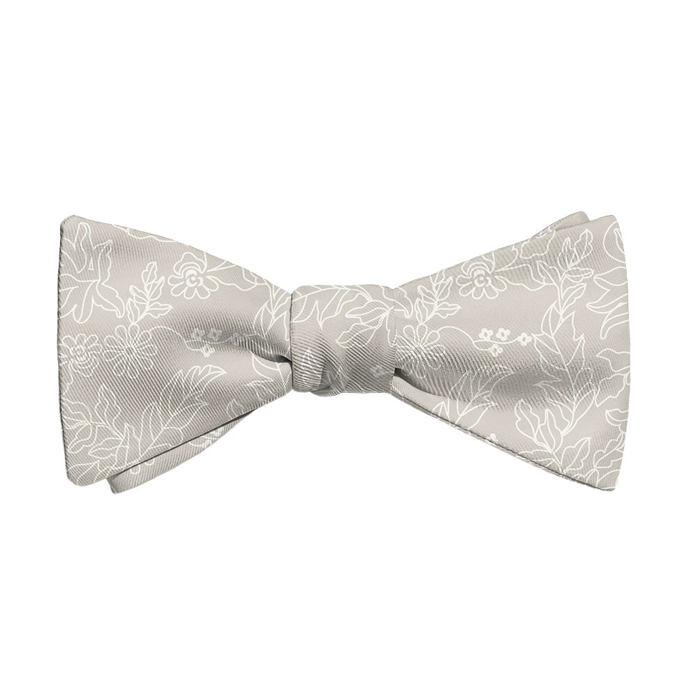 Lacey Floral Bow Tie - Adult Standard Self-Tie 14-18" -  - Knotty Tie Co.