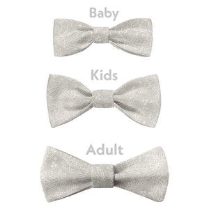 Lacey Floral Bow Tie - Bow Sizes - Knotty Tie Co.