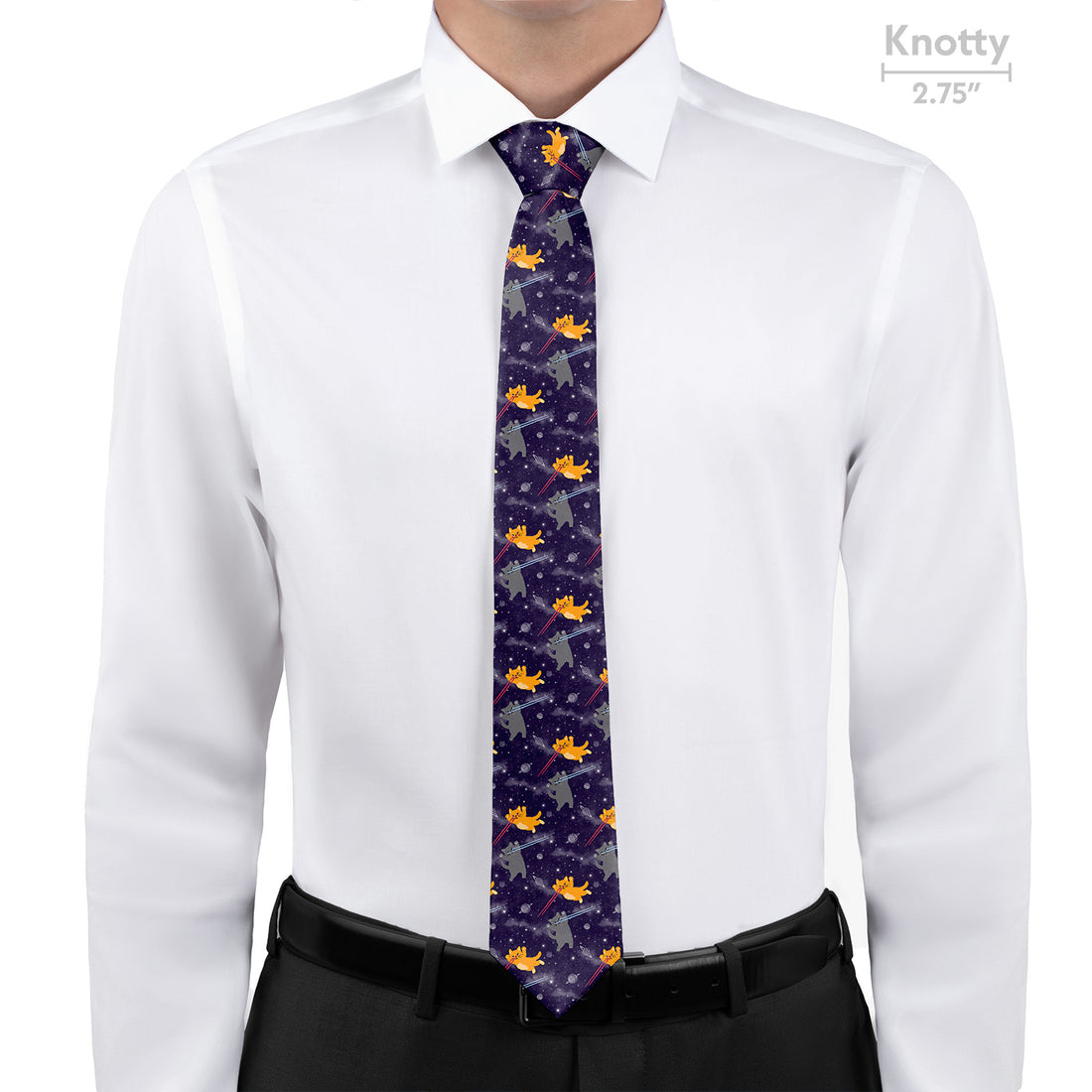 Laser Cats Necktie - Knotty - Knotty Tie Co.