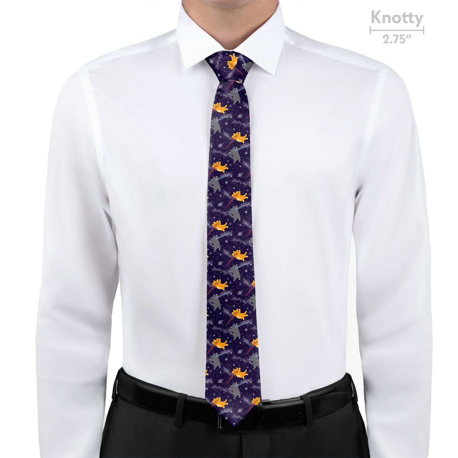 Laser Cats Necktie - Knotty - Knotty Tie Co.