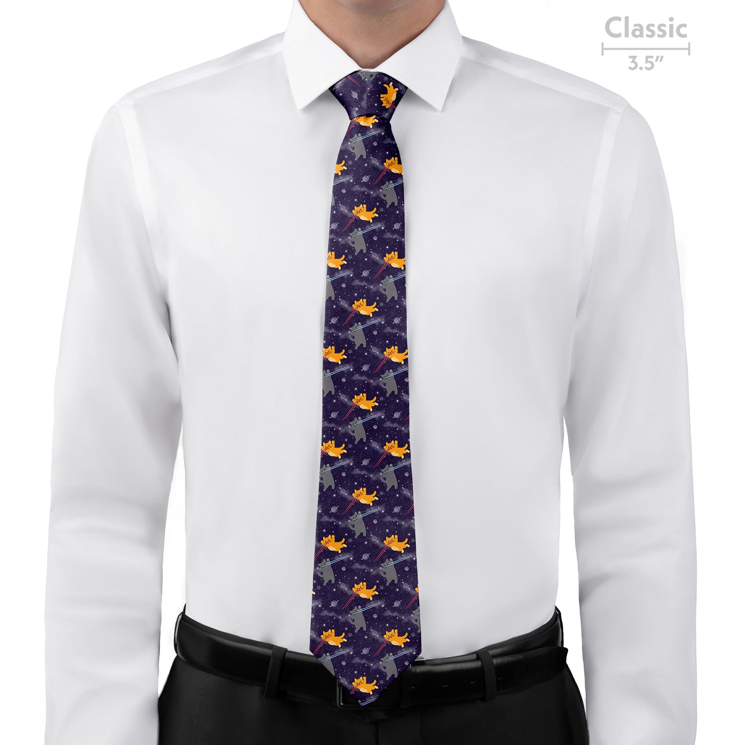 Laser Cats Necktie - Classic - Knotty Tie Co.