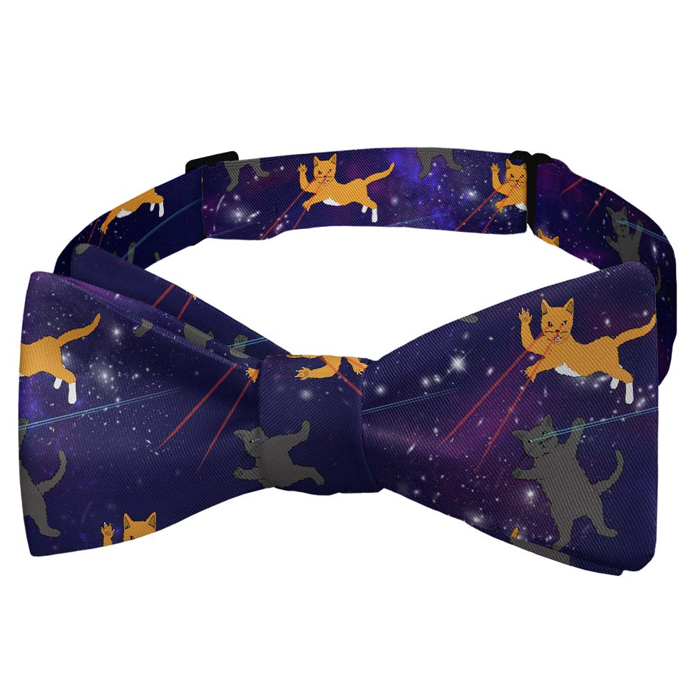 Laser Cats Bow Tie - Self Tie Bow Tie - Knotty Tie Co.