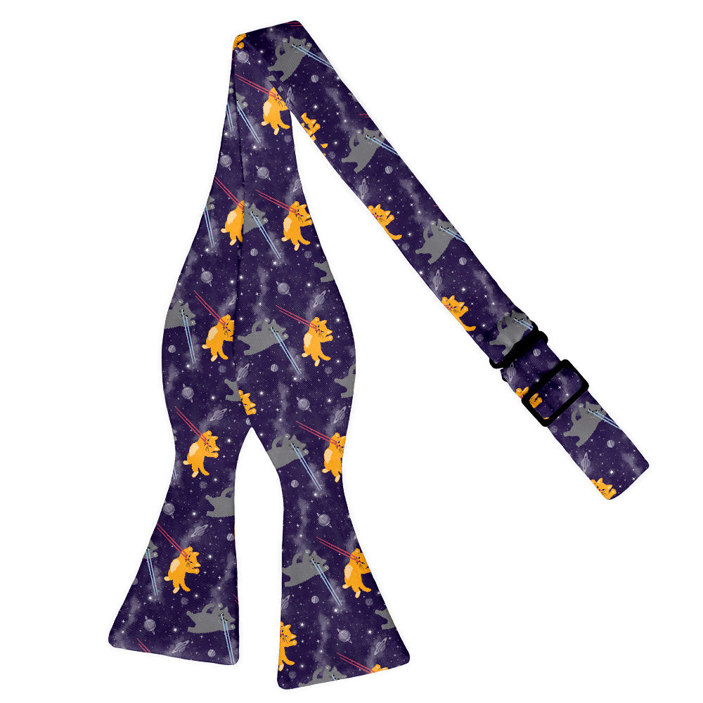 Laser Cats Bow Tie - Self Tie Flat - Knotty Tie Co.