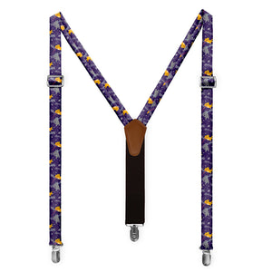 Laser Cats Suspenders - Full Front View - Knotty Tie Co.