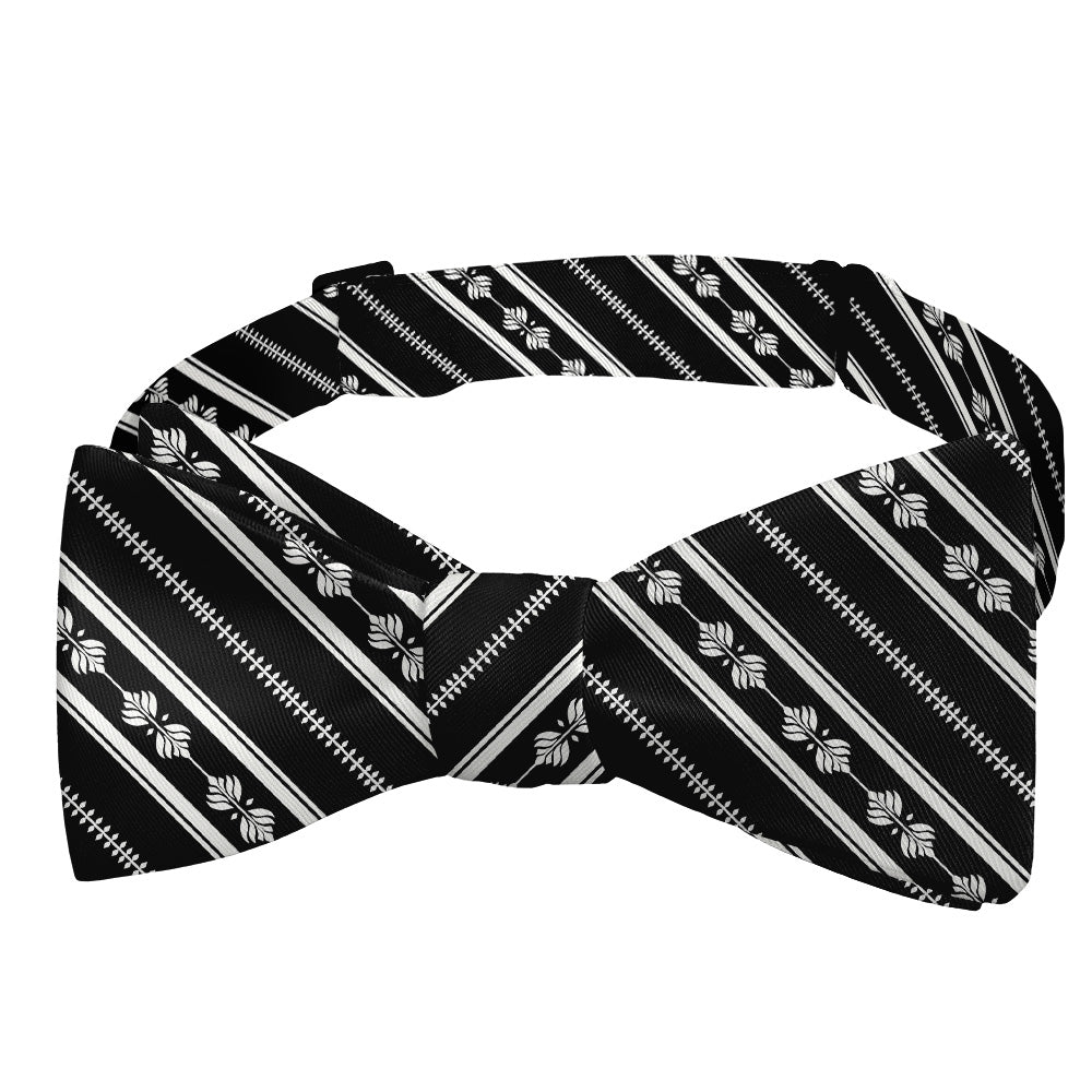 Laurel Stripe Bow Tie - Self Tie Bow Tie - Knotty Tie Co.