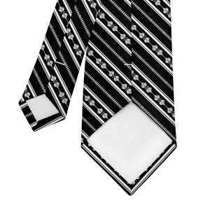 Laurel Stripe Necktie - Tipping - Knotty Tie Co.