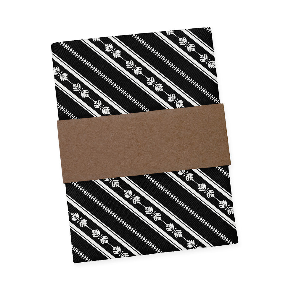 Laurel Stripe Pocket Square - Packaging - Knotty Tie Co.