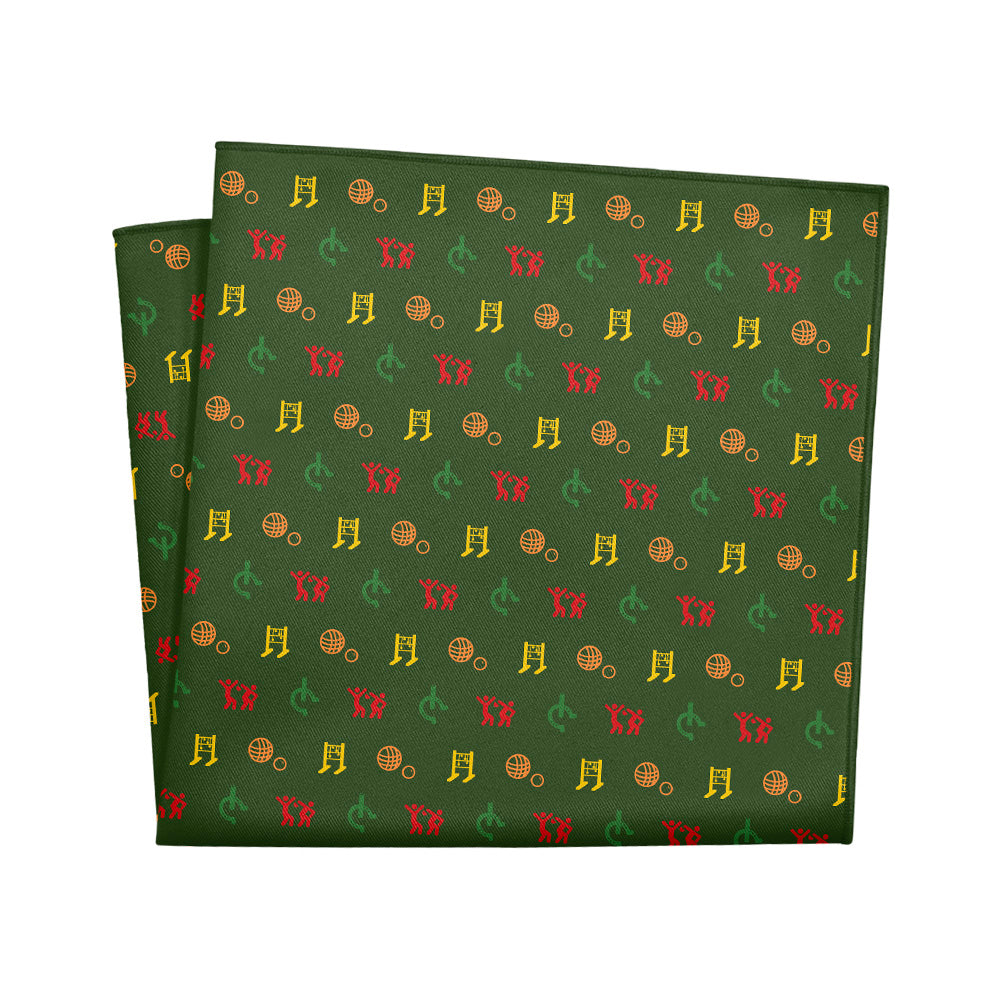 Lawn Games With Friends Pocket Square - 12" Square - Knotty Tie Co.