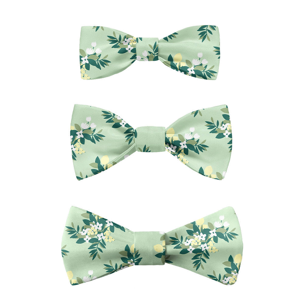 Lemon Blossom Bow Tie -  -  - Knotty Tie Co.