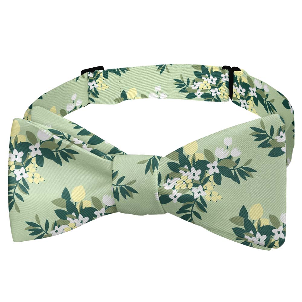 Lemon Blossom Bow Tie - Self Tie Bow Tie - Knotty Tie Co.