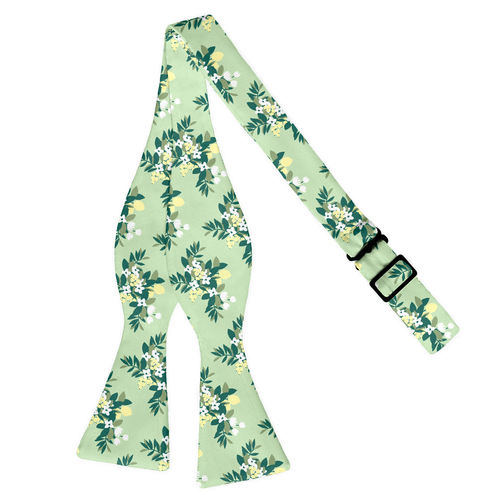 Lemon Blossom Bow Tie - Self Tie Flat - Knotty Tie Co.