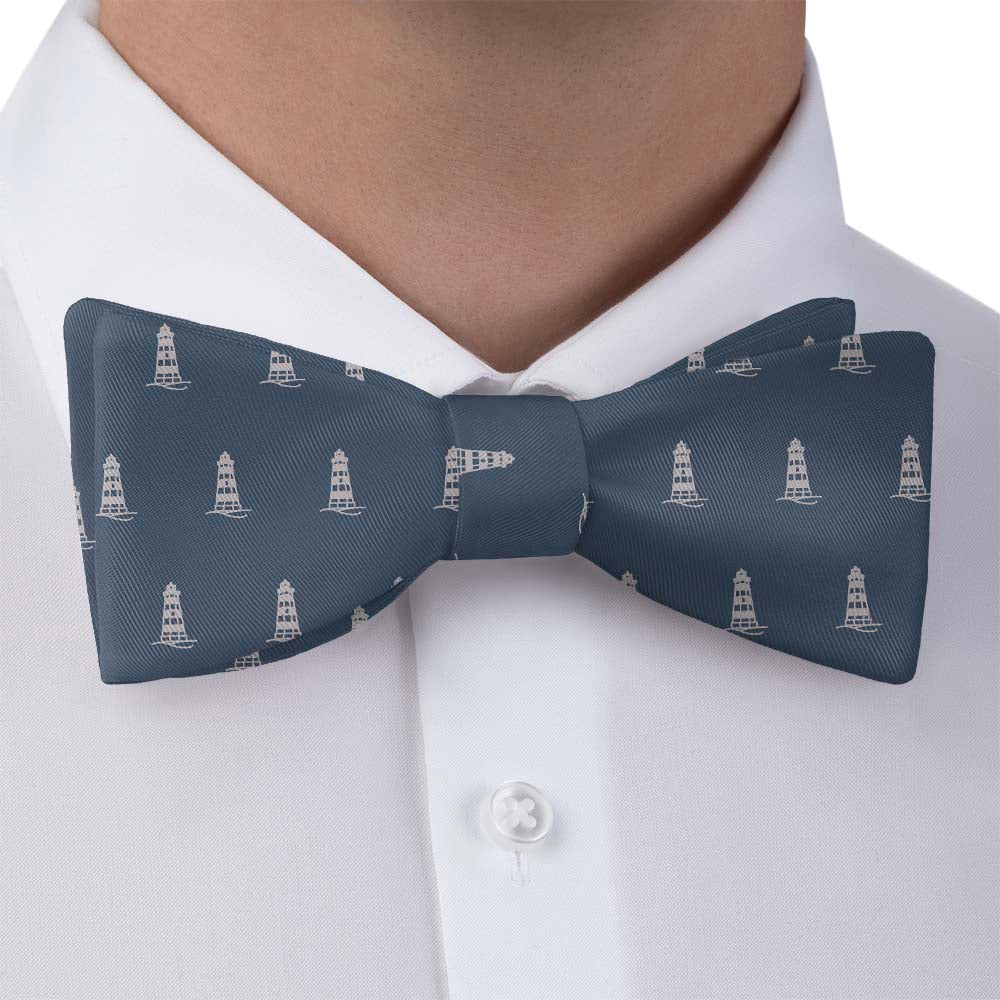 Lighthouse Bow Tie - Bow Tie with Dress Shirt - Knotty Tie Co.