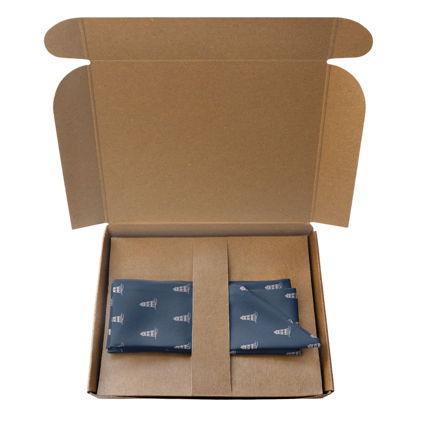 Lighthouse Hair Scarf - Packaging - Knotty Tie Co.