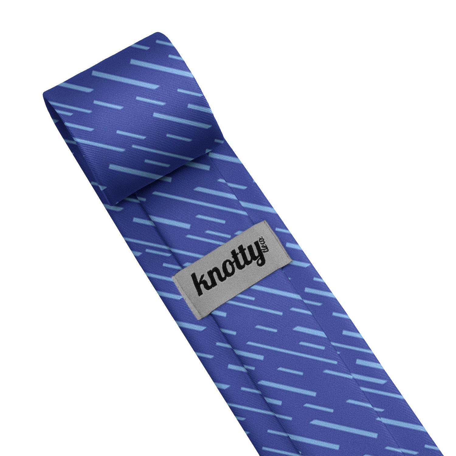 Lightspeed Geometric Necktie - Tag - Knotty Tie Co.
