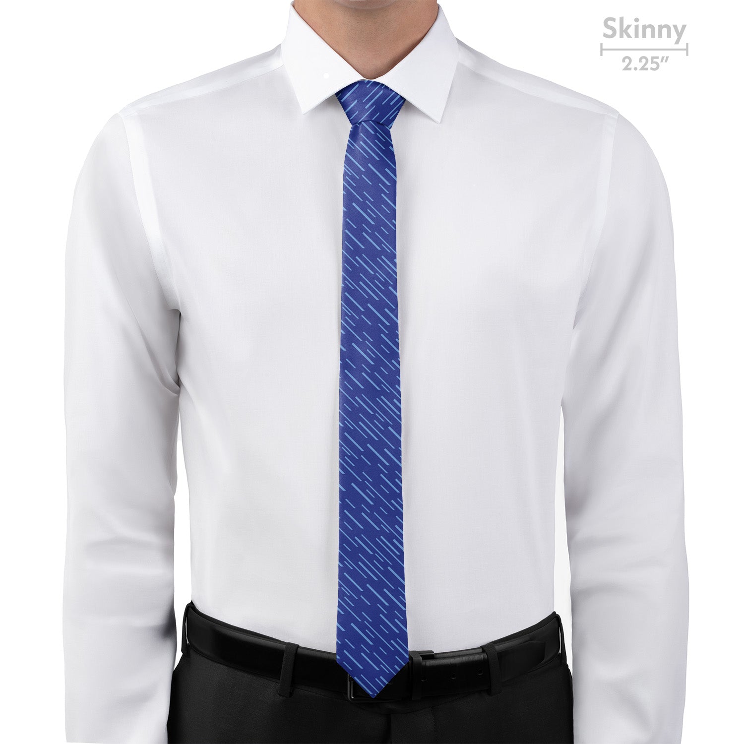 Lightspeed Geometric Necktie - Skinny - Knotty Tie Co.