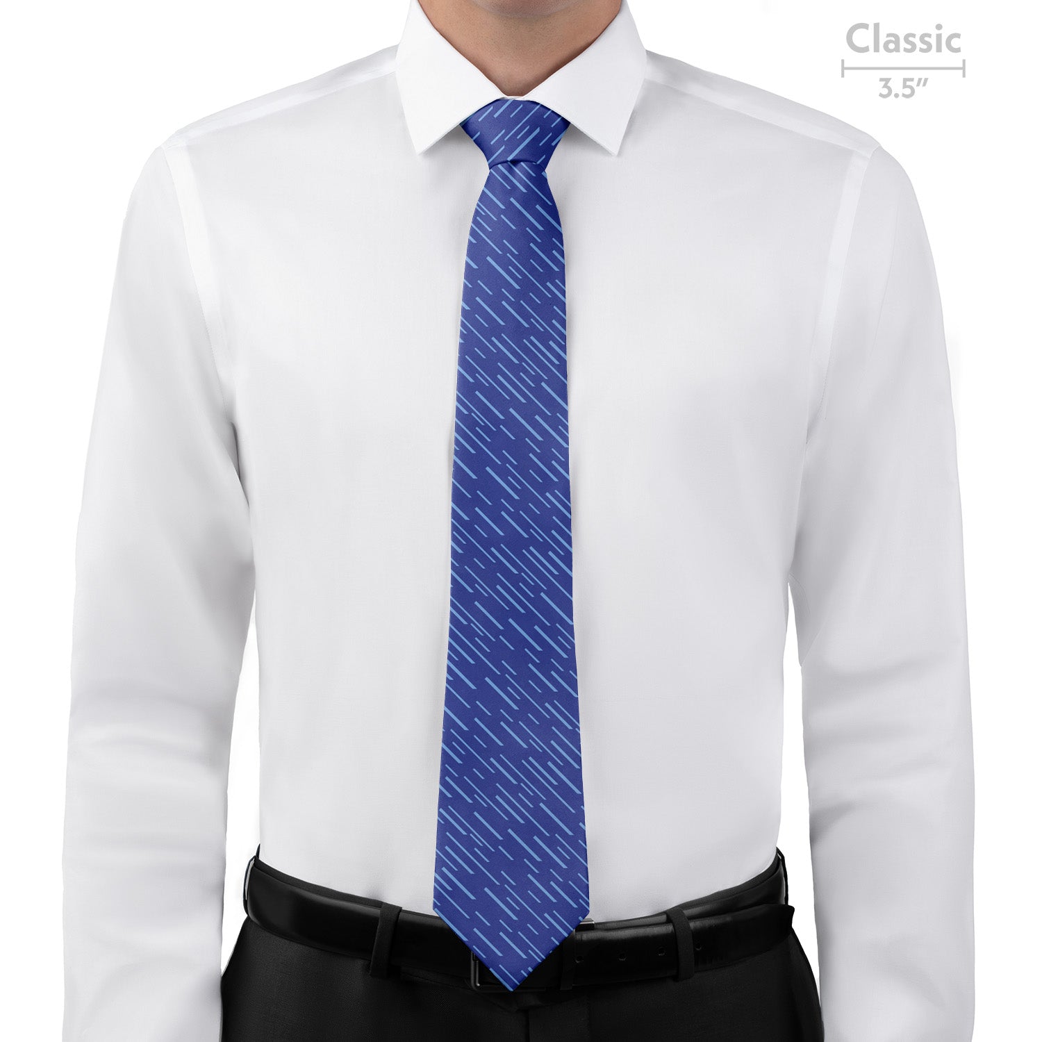 Lightspeed Geometric Necktie - Classic - Knotty Tie Co.