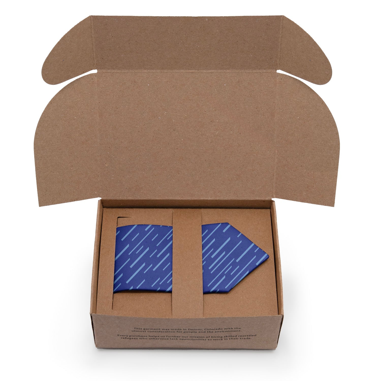 Lightspeed Geometric Necktie - Packaging - Knotty Tie Co.