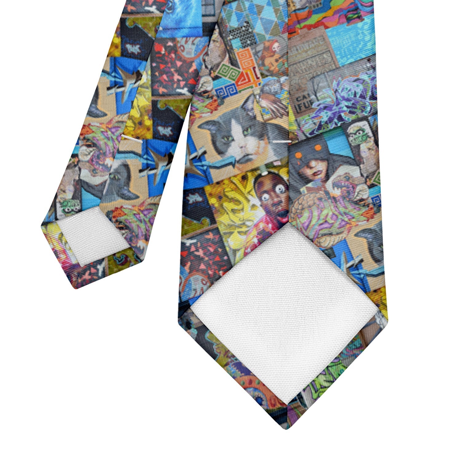 Lincoln Park Street Art Necktie - Tipping - Knotty Tie Co.