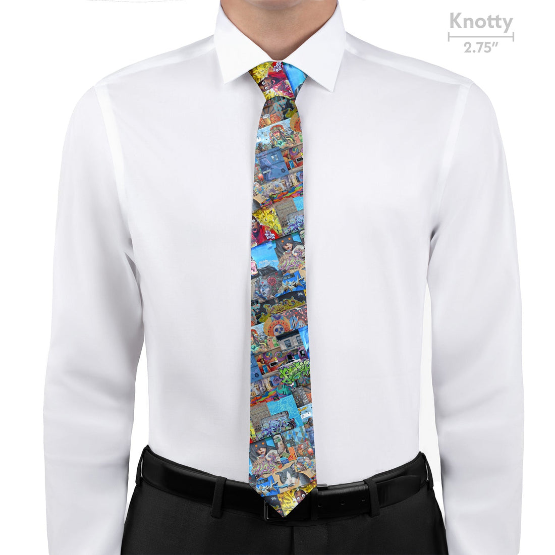 Lincoln Park Street Art Necktie - Knotty - Knotty Tie Co.