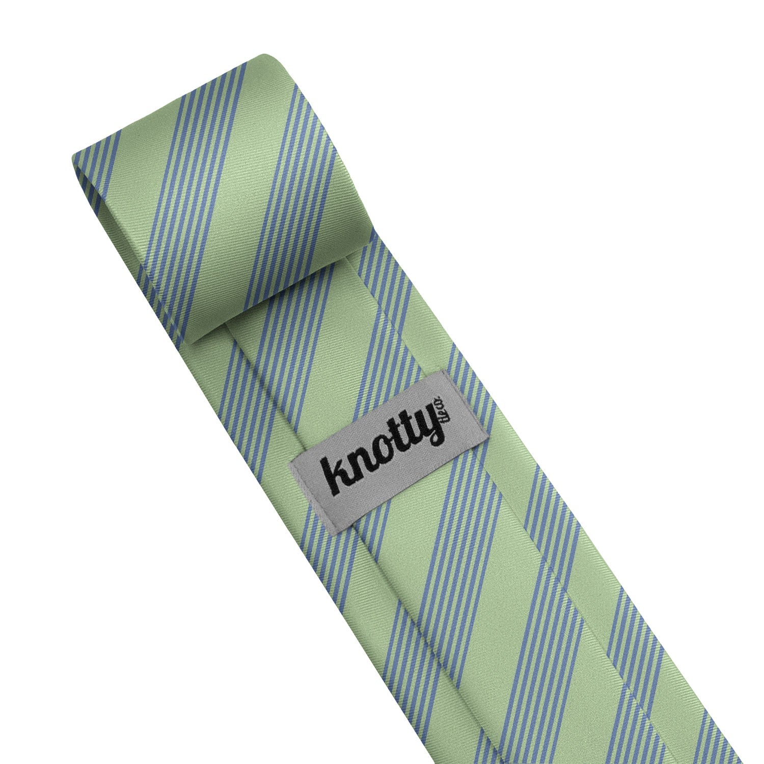Lincoln Stripe Necktie - Tag - Knotty Tie Co.