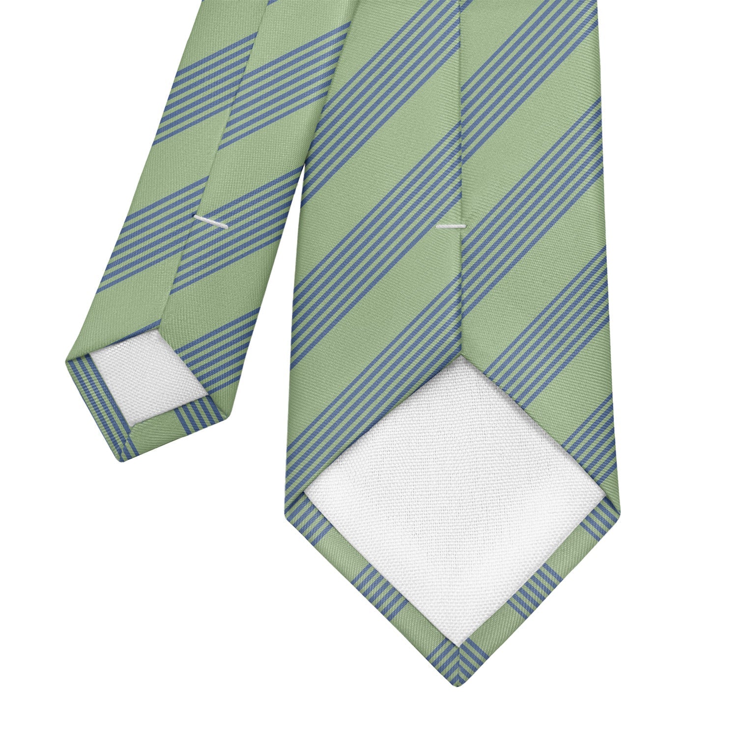 Lincoln Stripe Necktie - Tipping - Knotty Tie Co.