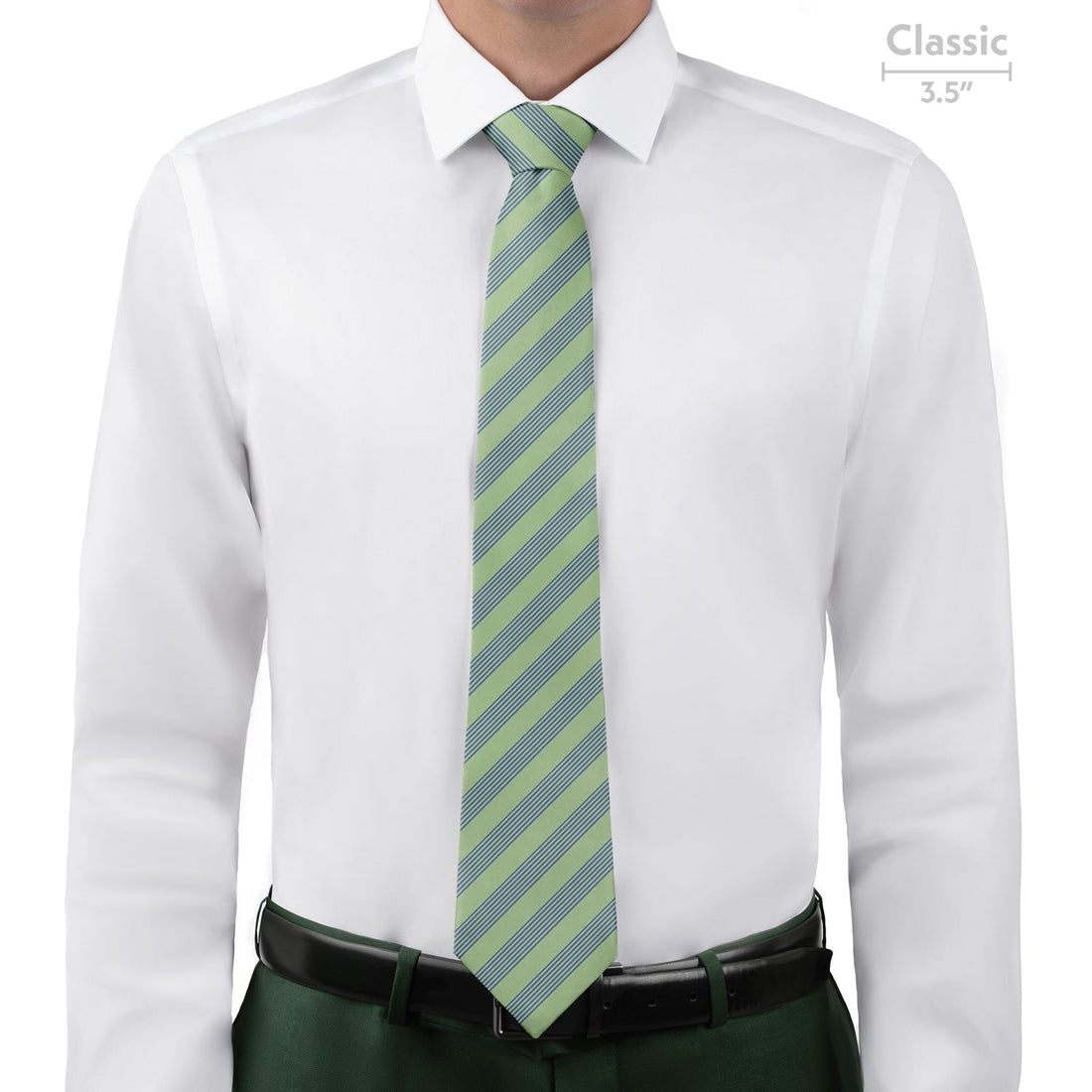 Lincoln Stripe Necktie - Classic - Knotty Tie Co.