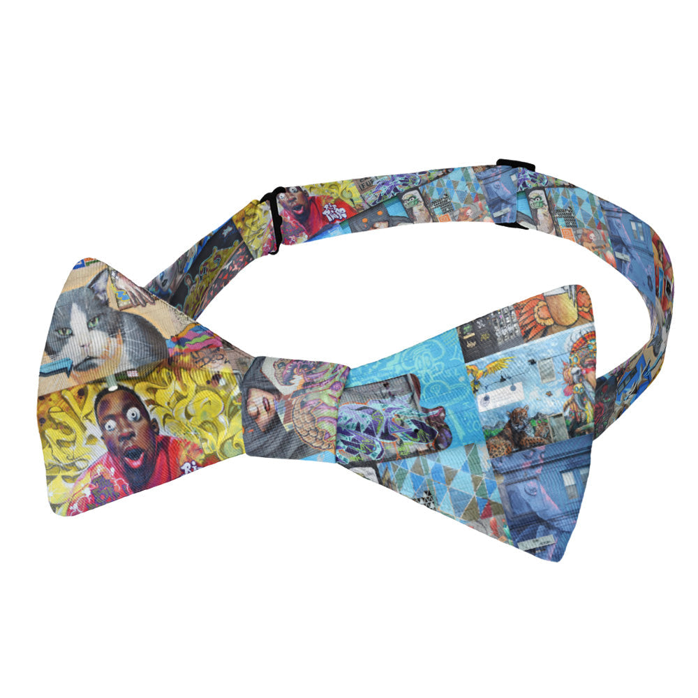 Lincoln Park Street Art Bow Tie - Adult Pre-Tied 12-22" -  - Knotty Tie Co.