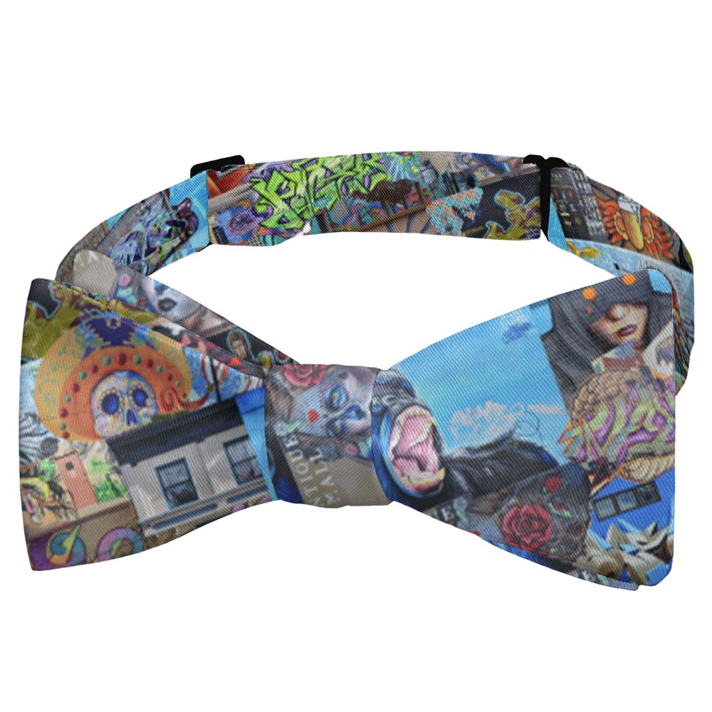 Lincoln Park Street Art Bow Tie - Self Tie Bow Tie - Knotty Tie Co.
