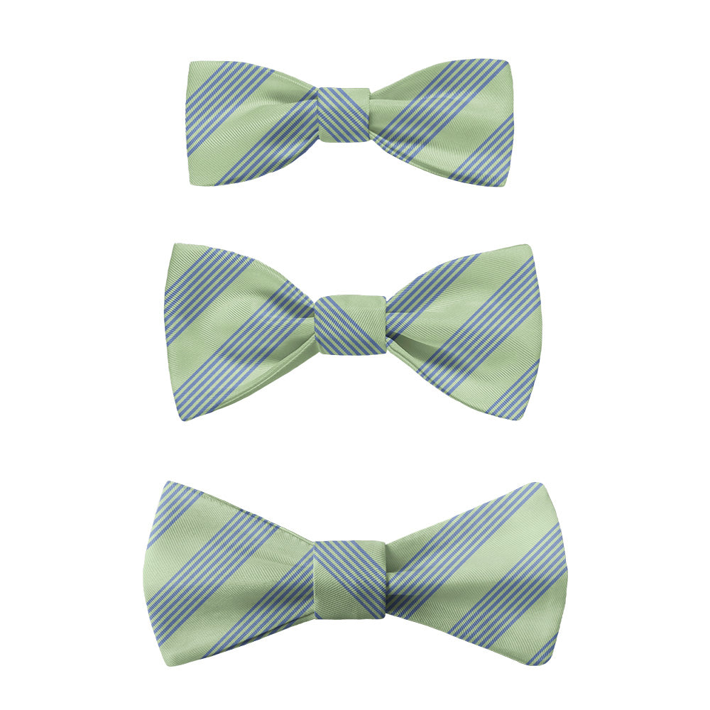 Lincoln Stripe Bow Tie -  -  - Knotty Tie Co.