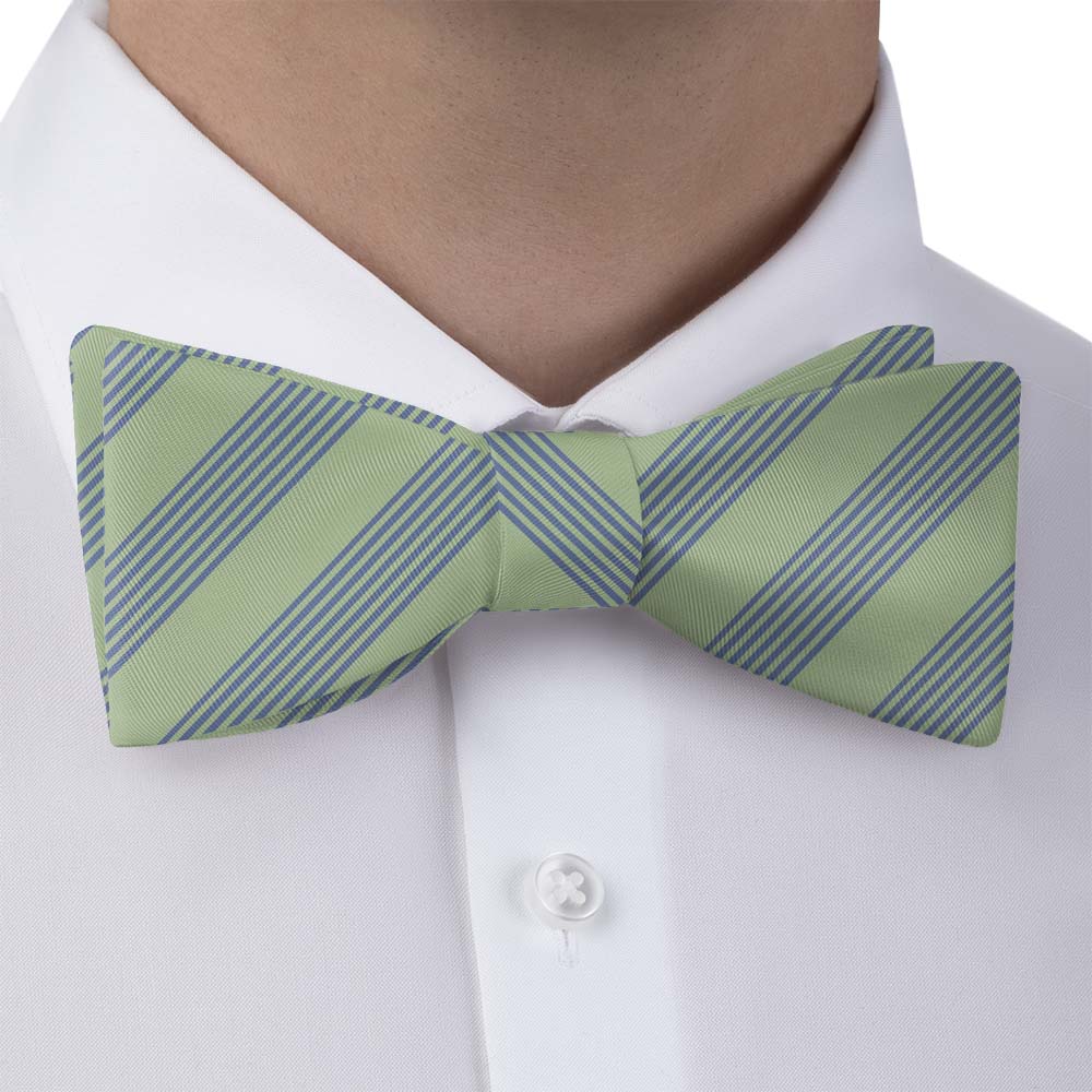 Lincoln Stripe Bow Tie - Self Tie Bow Tie - Knotty Tie Co.