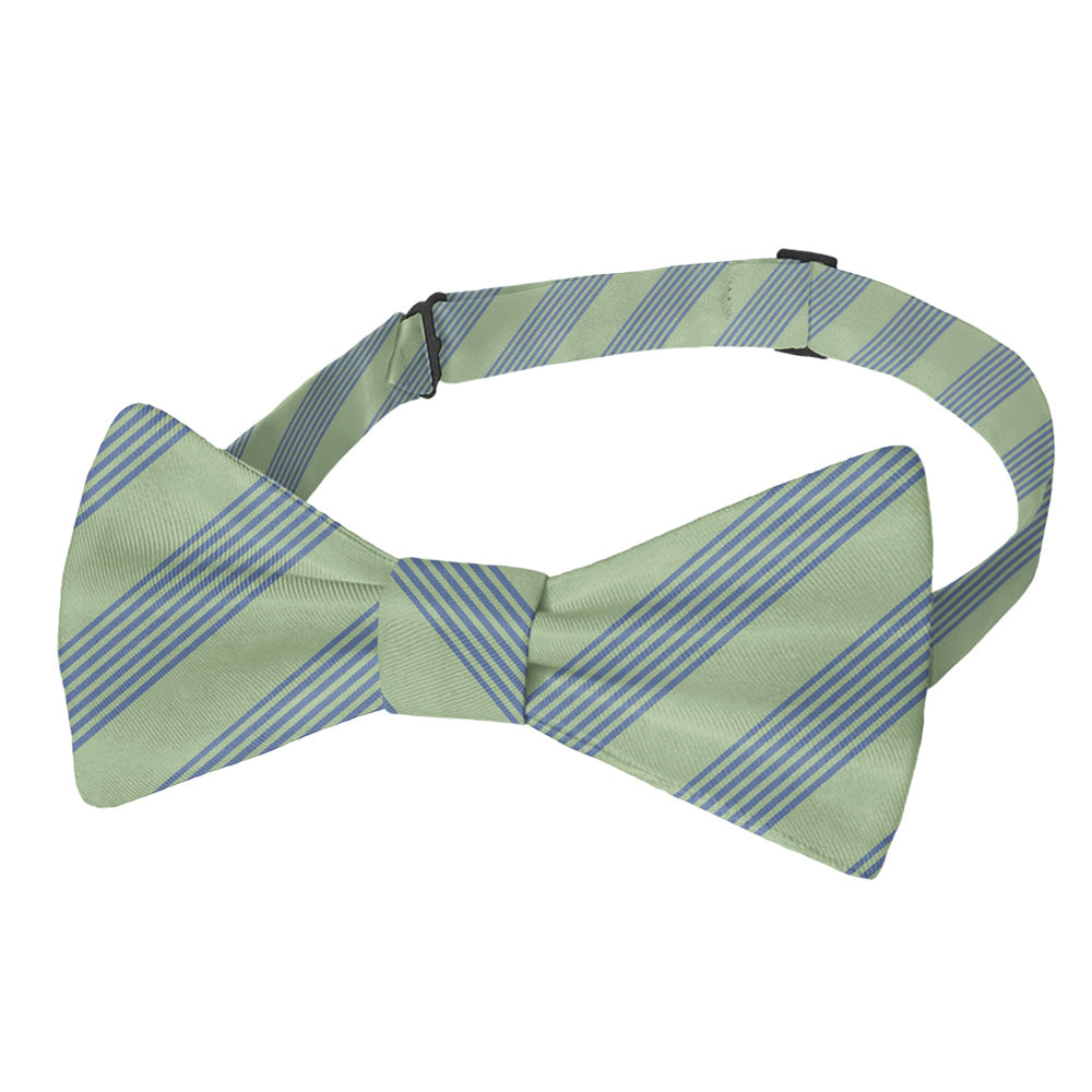 Lincoln Stripe Bow Tie - Pre-Tied Bow Tie - Knotty Tie Co.