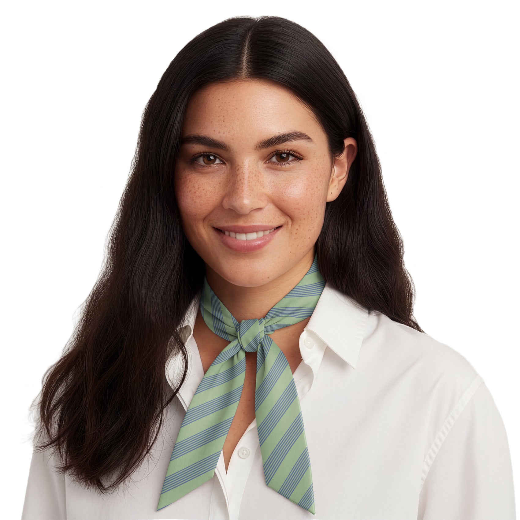 Lincoln Stripe Hair Scarf - Neck Scarves - Knotty Tie Co.