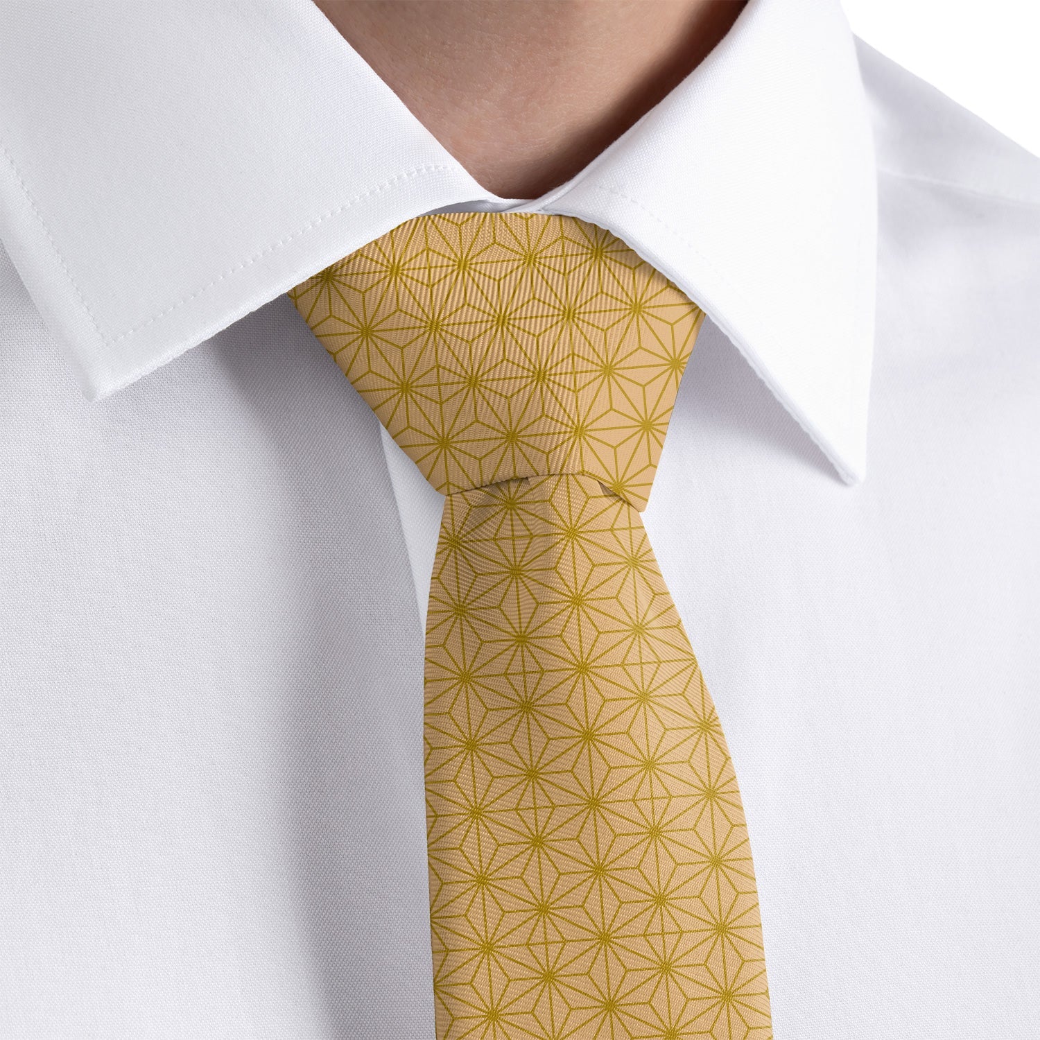 Link Geometric Necktie | Skinny, Knotty, Classic Widths Link Geometric Necktie | Skinny, Knotty, Classic Widths