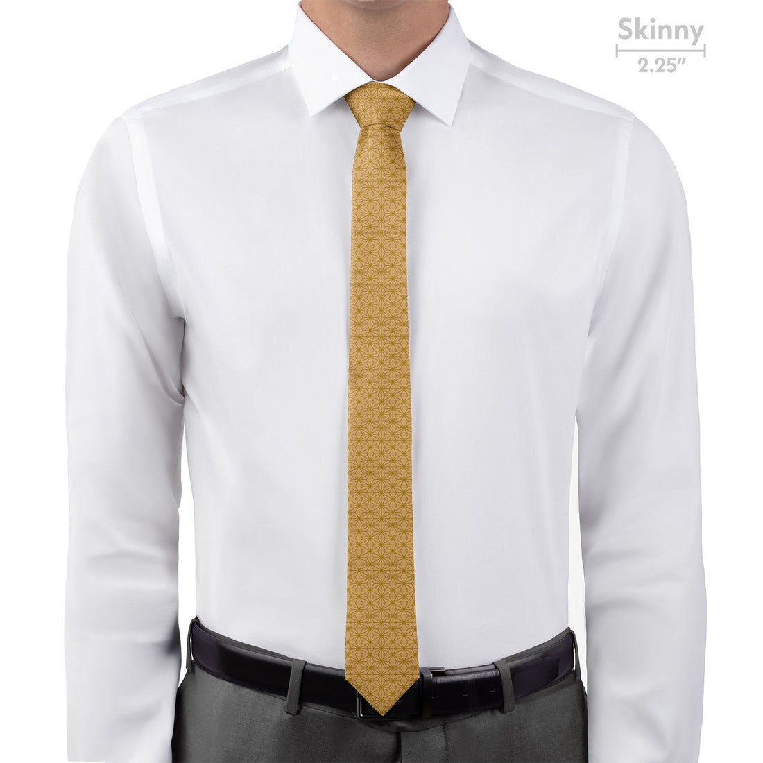 Link Geometric Necktie - Skinny - Knotty Tie Co.