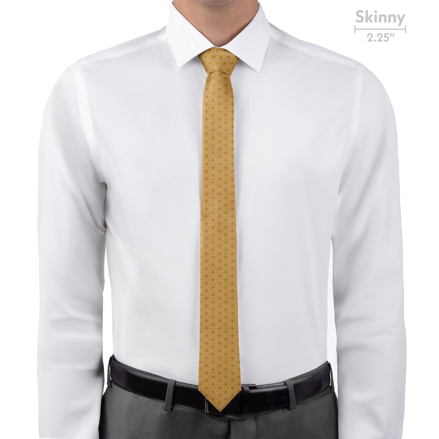 Link Geometric Necktie - Skinny - Knotty Tie Co.