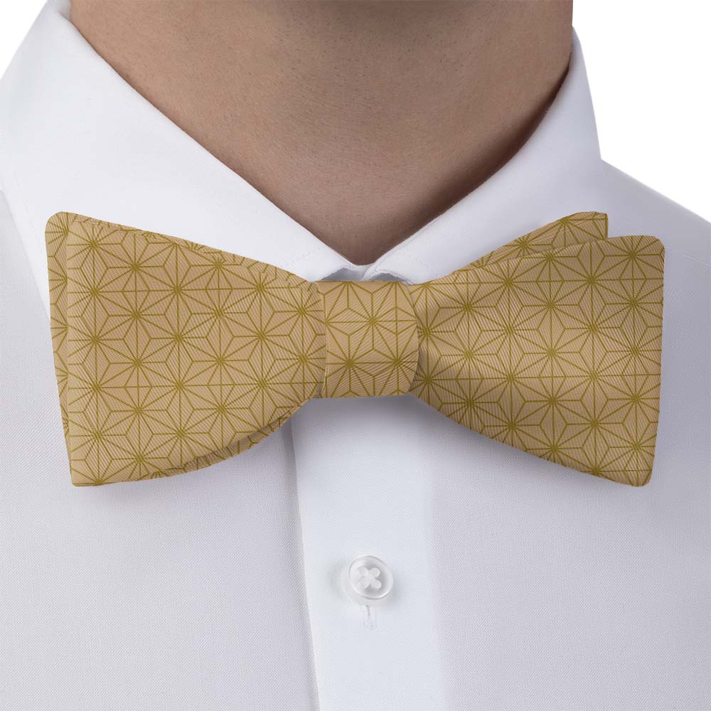 Link Geometric Bow Tie - Bow Tie with Dress Shirt - Knotty Tie Co.