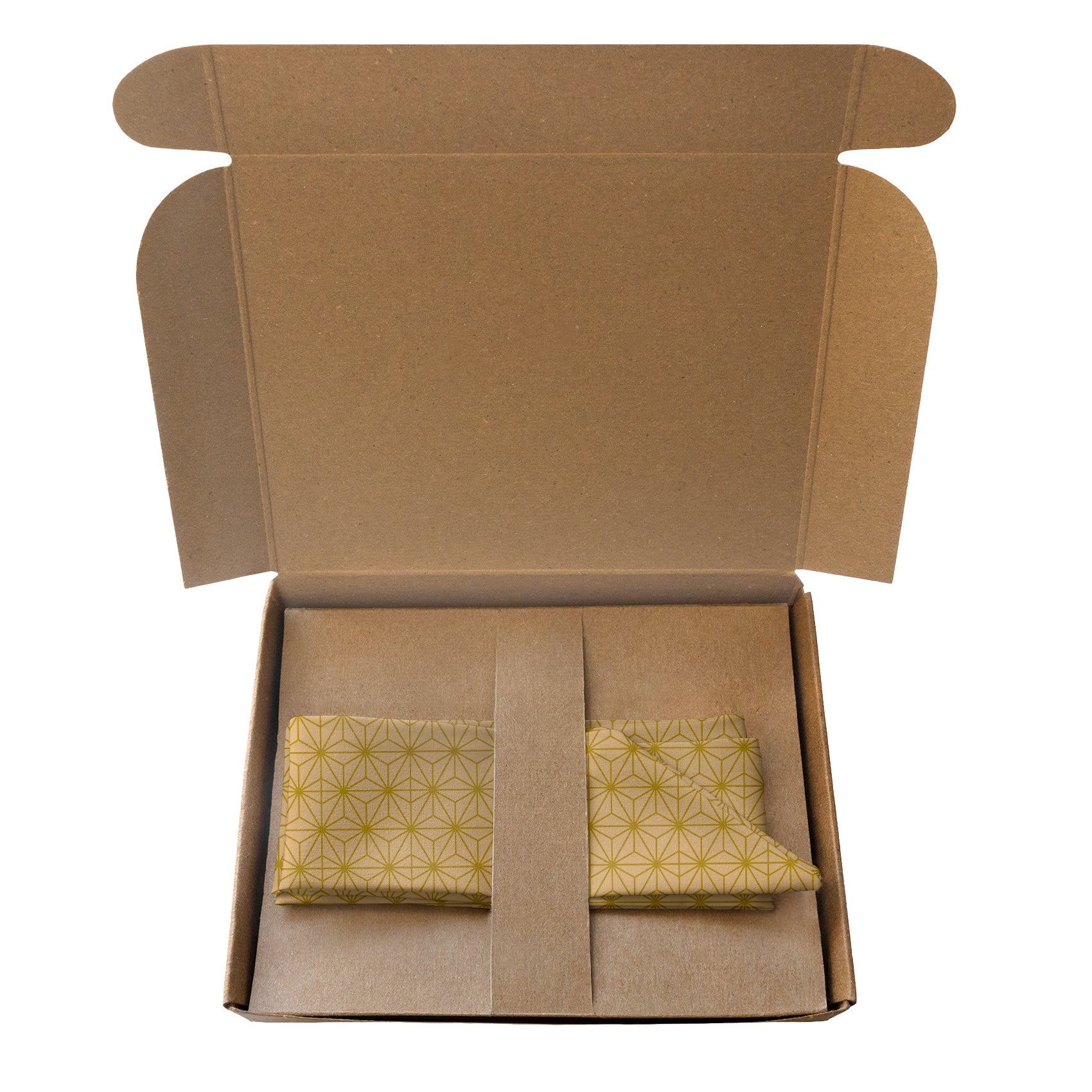 Link Geometric Hair Scarf - Packaging - Knotty Tie Co.