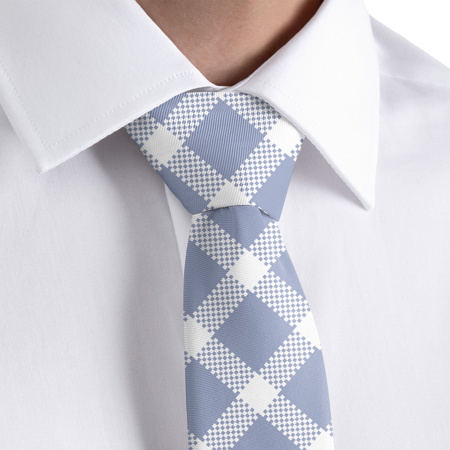 Louisiana Plaid Necktie - Rolled - Knotty Tie Co.