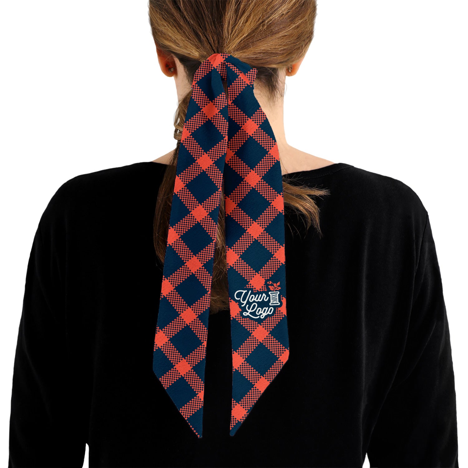 Louisiana 1 Hair Pony Tail Logo Scarf - Knotty Tie Co.