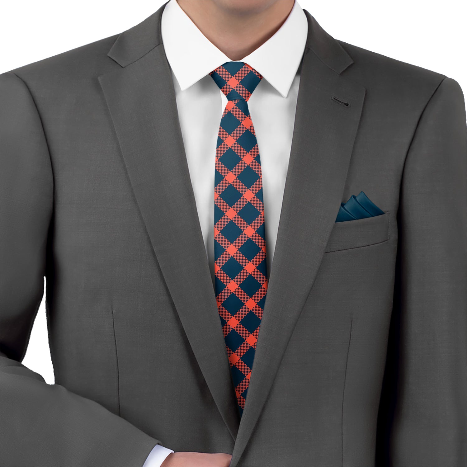 Custom Louisiana 1 Logo Tie - Suit - Knotty Tie Co.