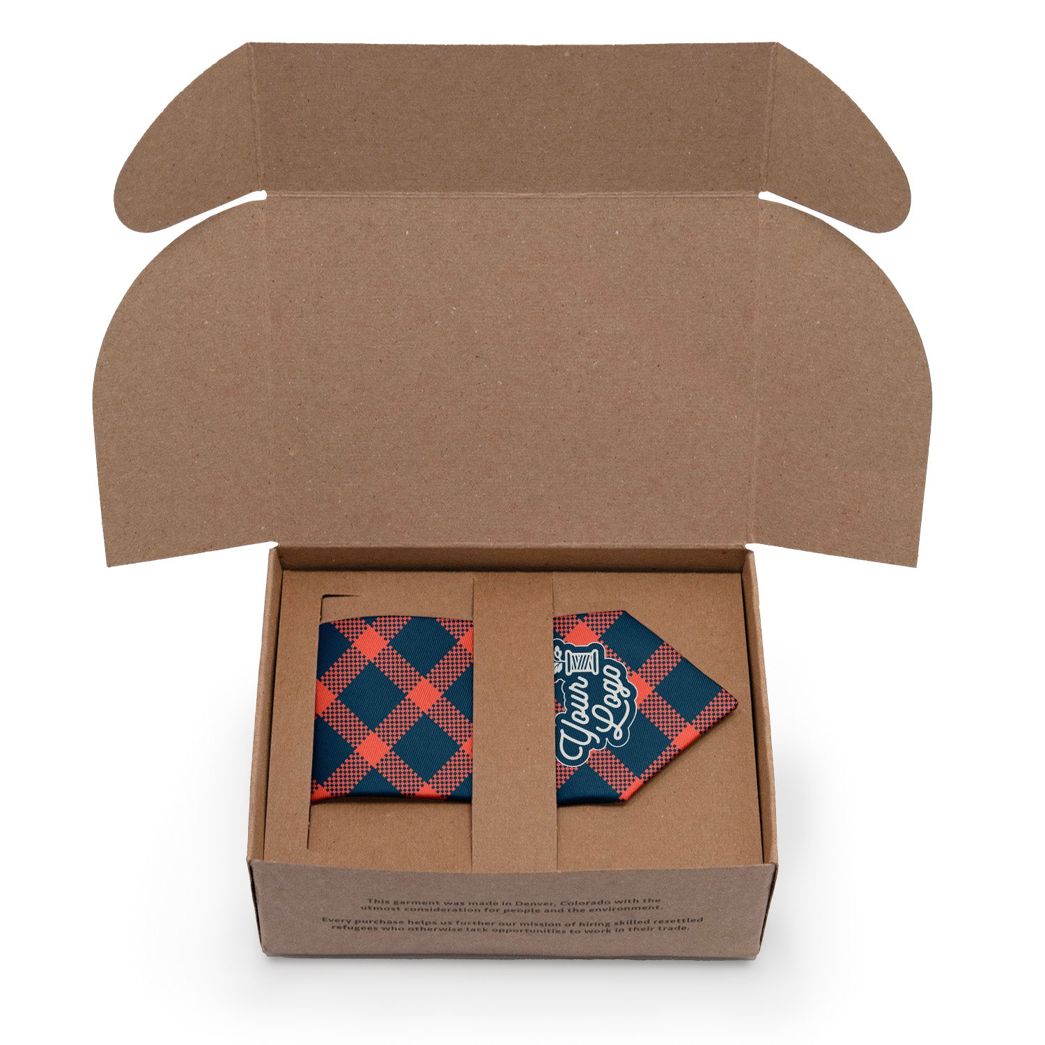 Custom Louisiana 1 Logo Tie - Packaging - Knotty Tie Co.