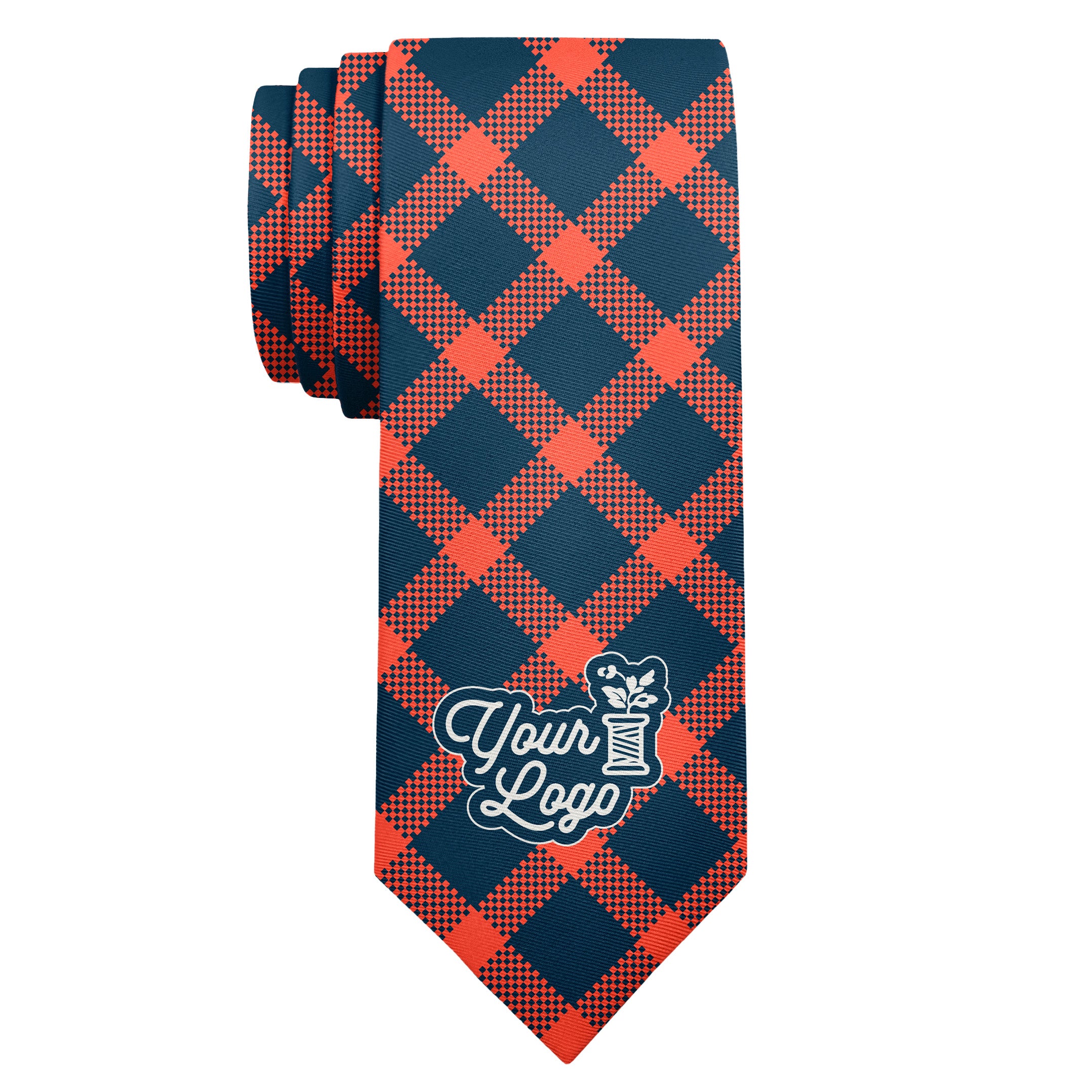 Custom Louisiana 1 Logo Tie - Long Roll - Knotty Tie Co.