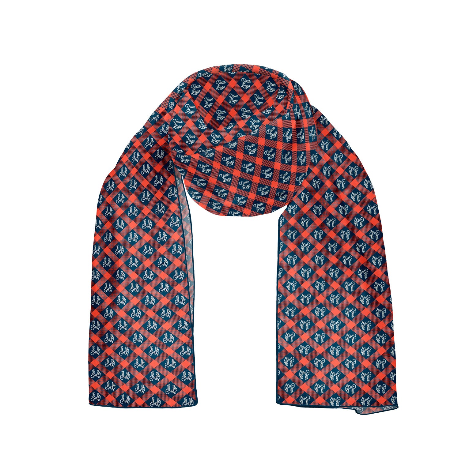 Louisiana 2 54 x 12 Rectangle Chiffon Logo Scarf - Knotty Tie Co.