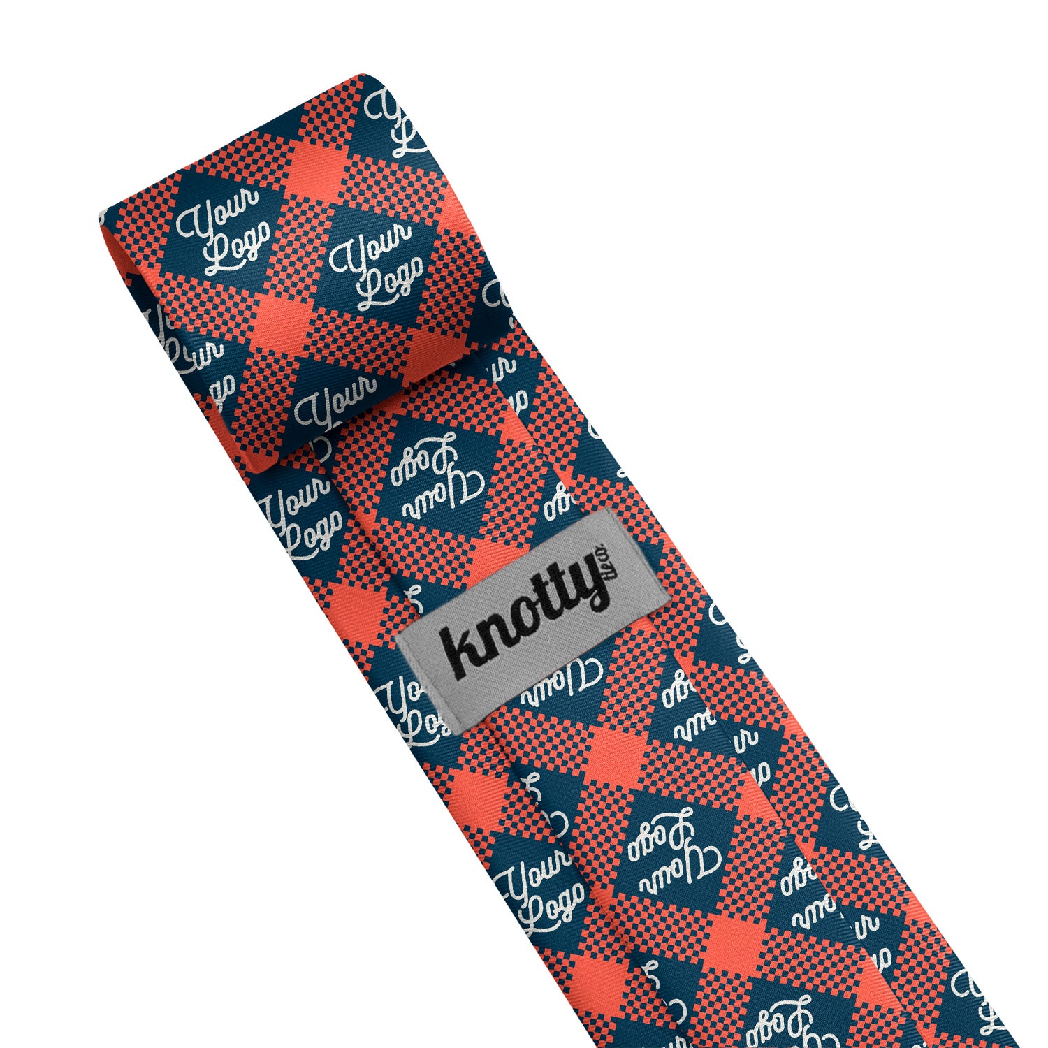 Custom Louisiana 2 Logo Tie - Tag - Knotty Tie Co.