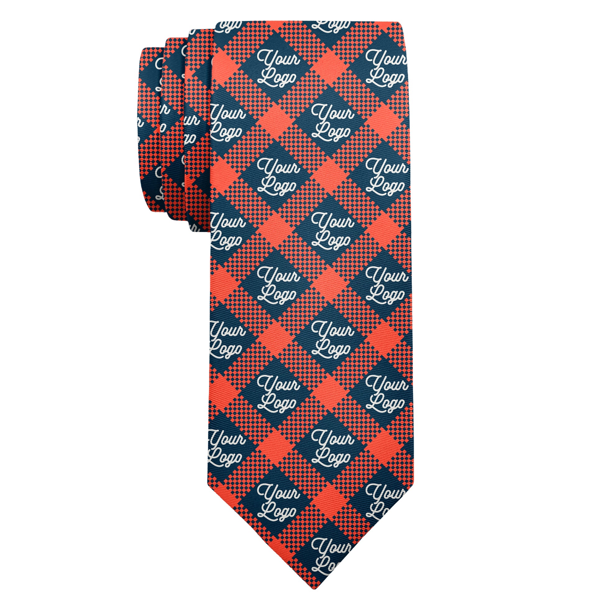 Custom Louisiana 2 Logo Tie - Long Roll - Knotty Tie Co.
