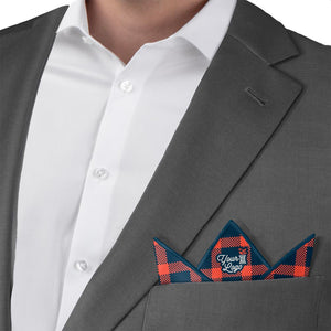Custom Louisiana 3 Logo Pocket Square