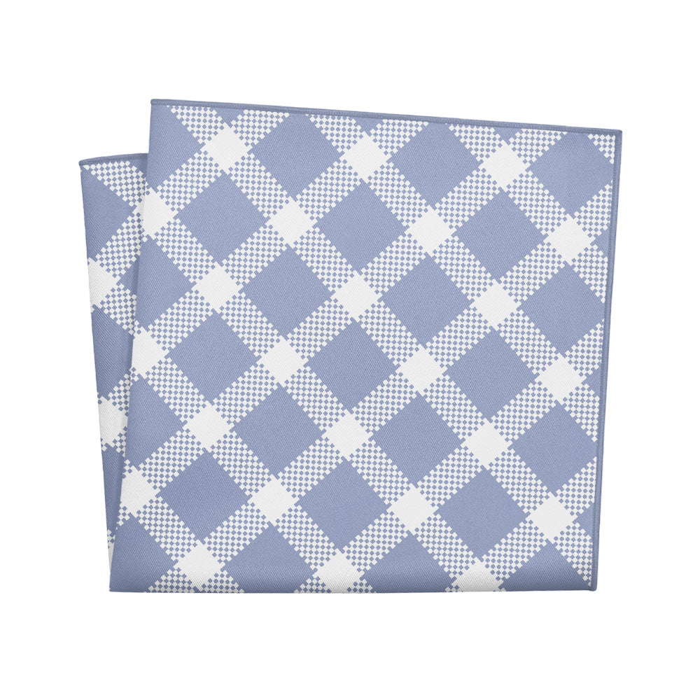 Louisiana Plaid Pocket Square - 12" Square - Knotty Tie Co.