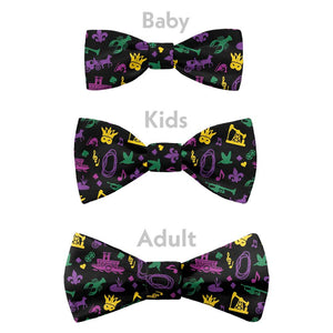 Louisiana State Heritage Bow Tie - Bow Sizes - Knotty Tie Co.