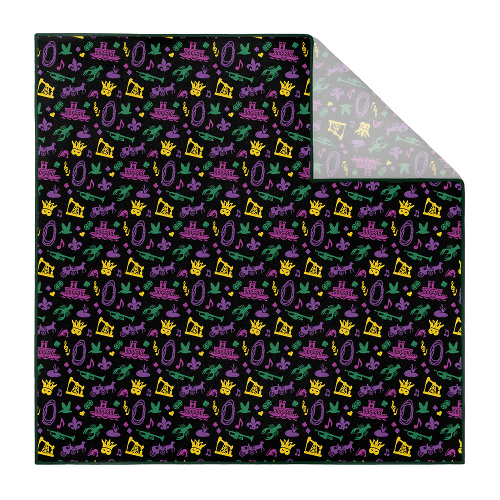 Louisiana State Heritage Pocket Square - Printed - Knotty Tie Co.
