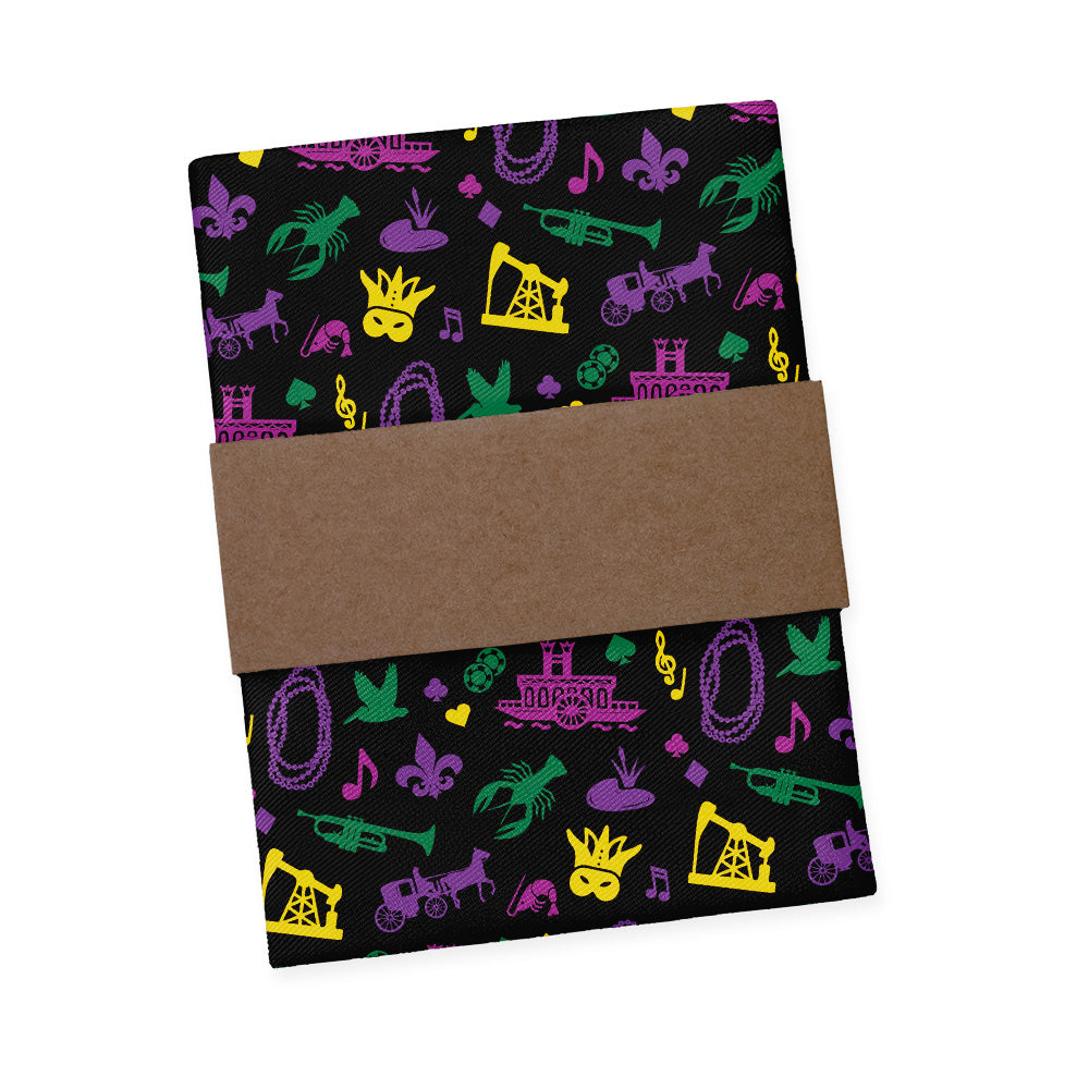 Louisiana State Heritage Pocket Square - Packaging - Knotty Tie Co.